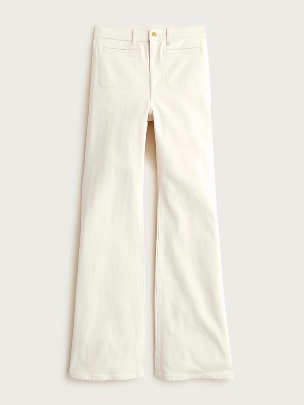 J. Crew Vintage Flared Jeans in Ecru Wash
